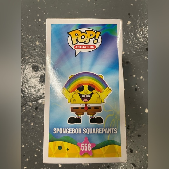 SpongeBob Squarepants Rainbow Funko Pop #558 NEW - Picture 6 of 8